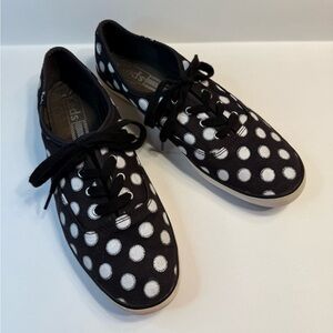KEDS Classic Sneakers Polka Dot Black Size 9.5